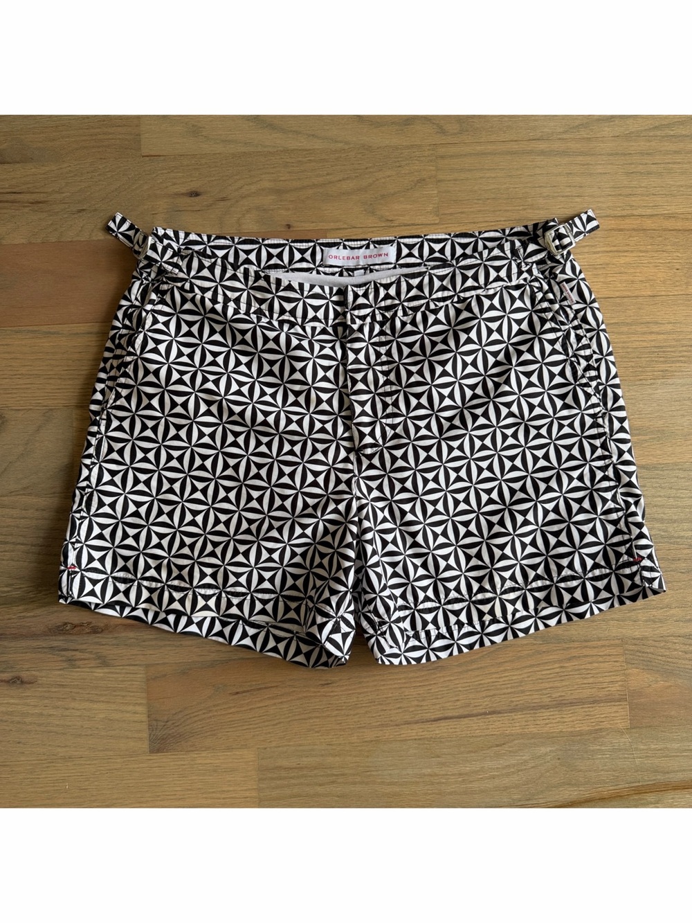Orlebar Brown OB Classic Setter Geometric Print Swim Shorts - Picture 10 of 10